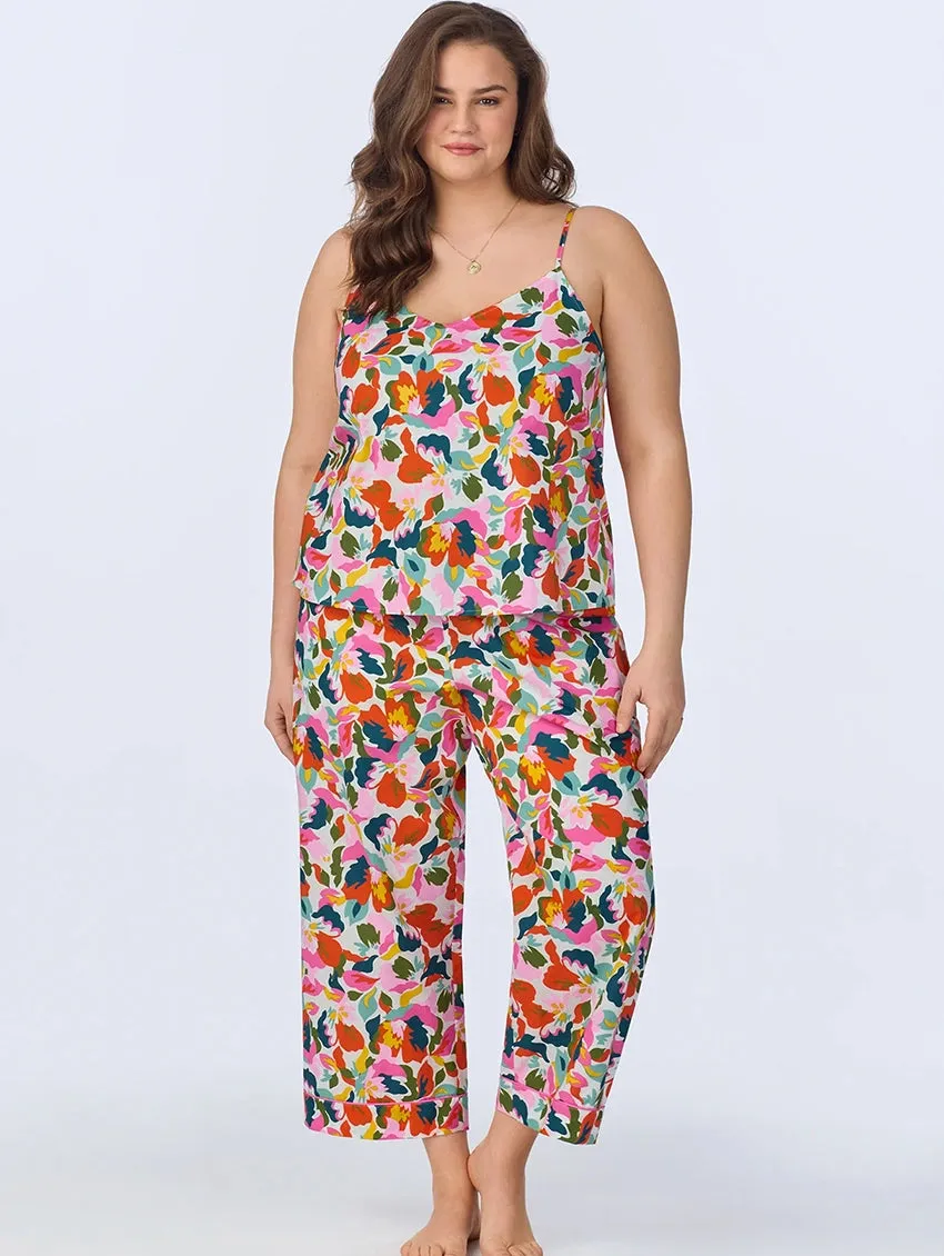 Bed Head Woven Cotton Cami and Cropped PJ Set