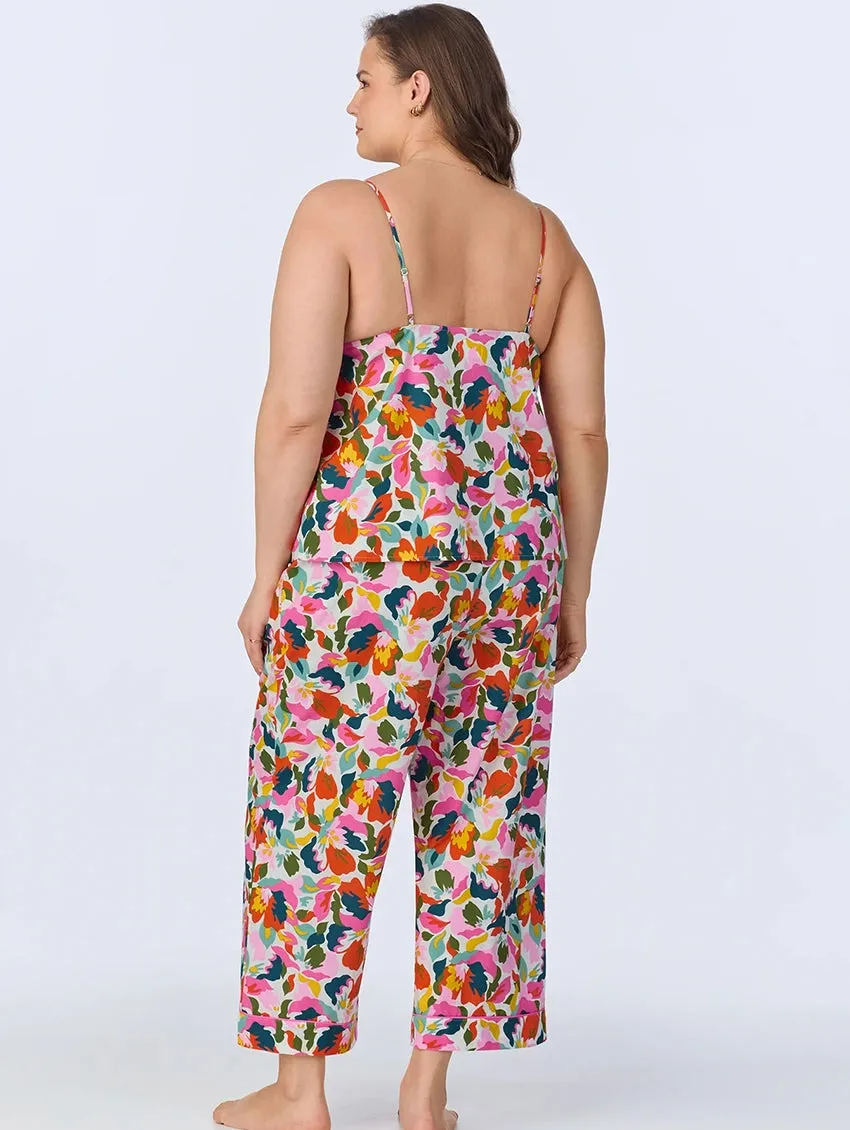 Bed Head Woven Cotton Cami and Cropped PJ Set