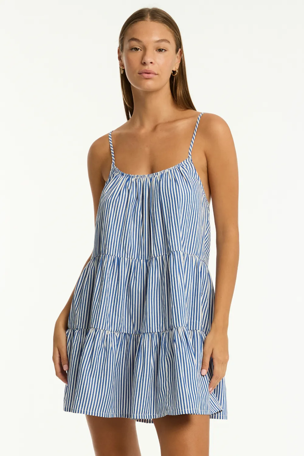 Boathouse Cotton Tie Back Short Sundress