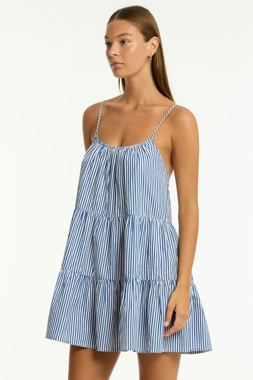 Boathouse Cotton Tie Back Short Sundress
