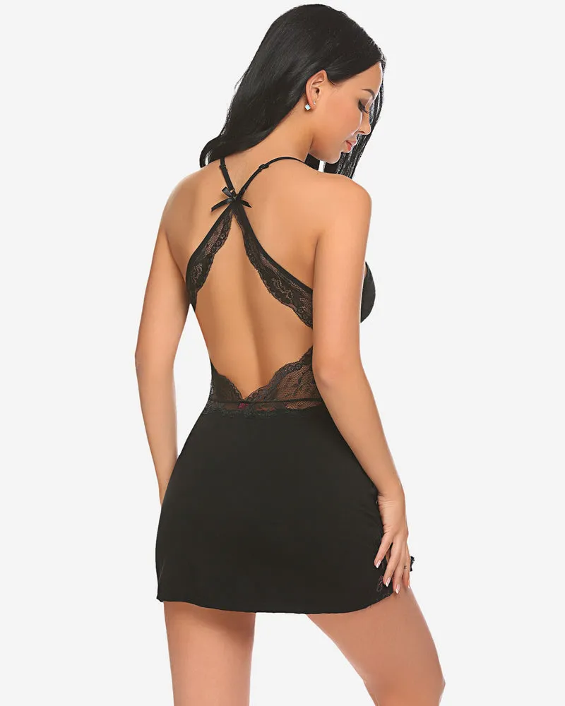Christmas Lingerie Lace Sleepwear
