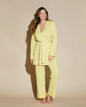 Conjunto De Pijama Curvy De 3 Piezas Con Bata