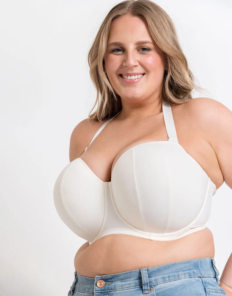 Curvy Kate Luxe Strapless Multiway Bra Pearl Ivory