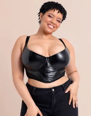 Curvy Kate Storm Scooped Longline Balcony Bra Black