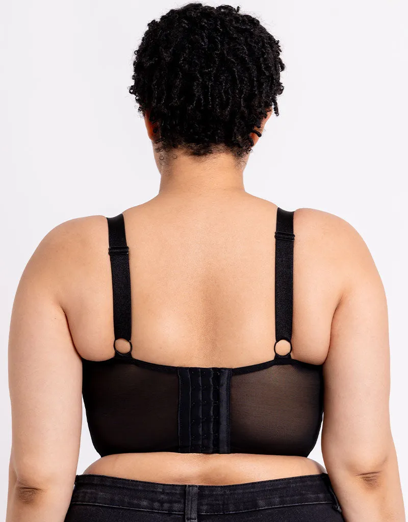 Curvy Kate Storm Scooped Longline Balcony Bra Black