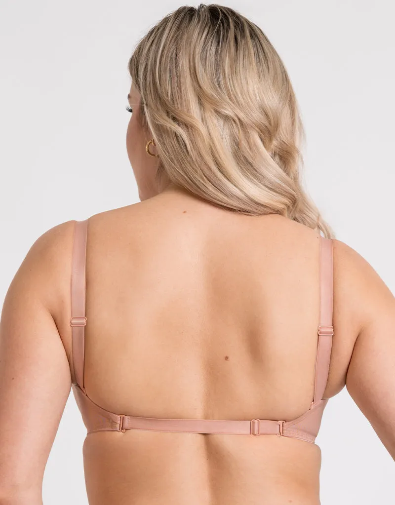 Curvy Kate Superhero Multiway Padded Plunge Bra Latte