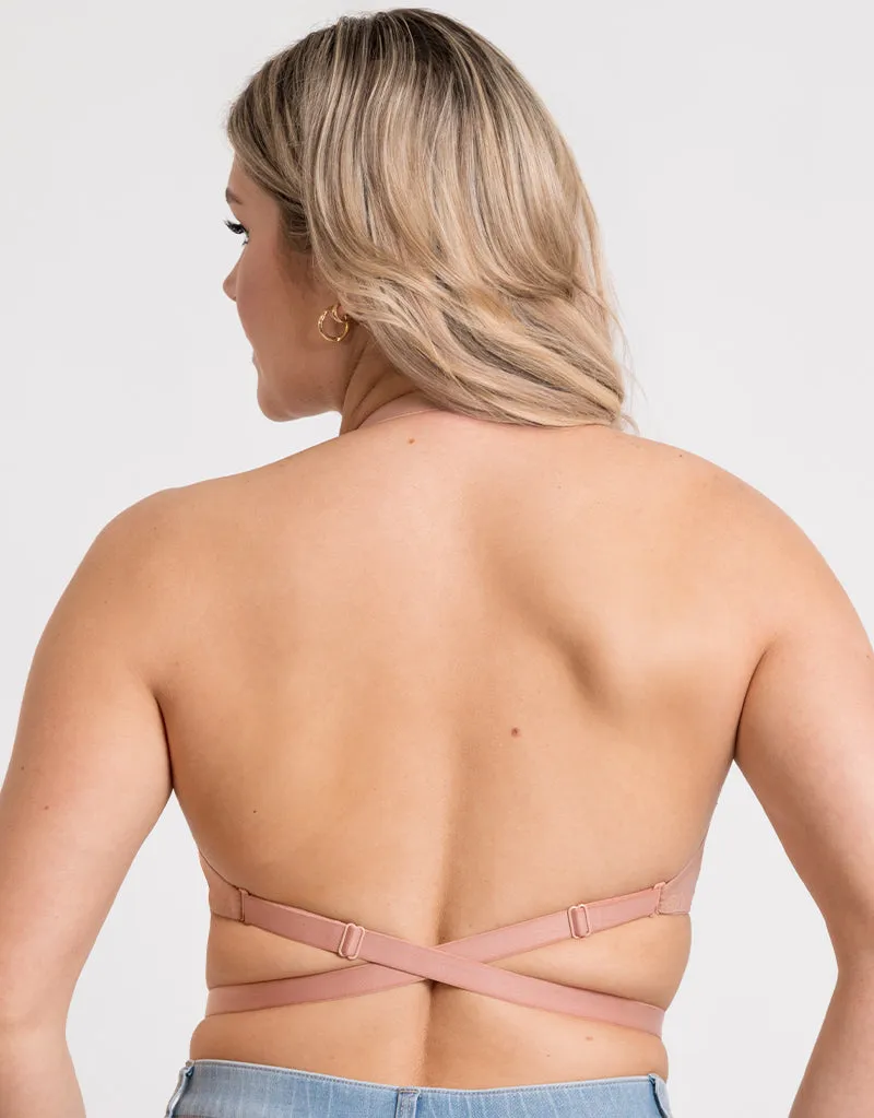 Curvy Kate Superhero Multiway Padded Plunge Bra Latte