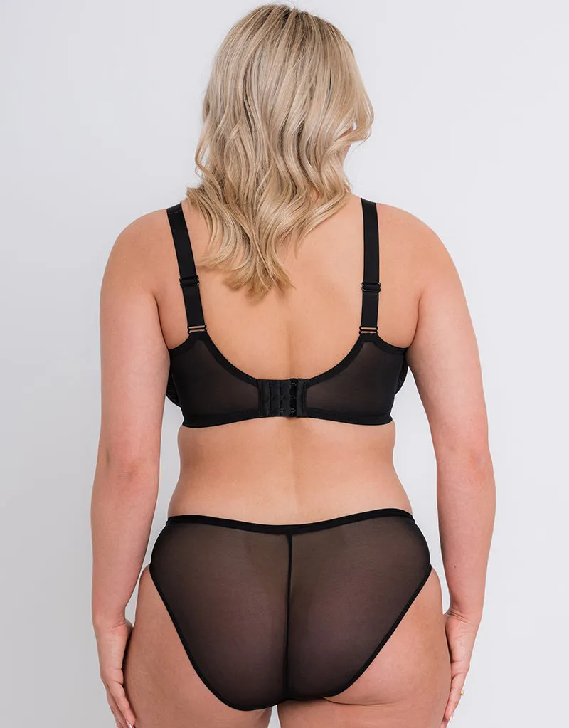 Curvy Kate WonderFull Vibe High Leg Brief Black