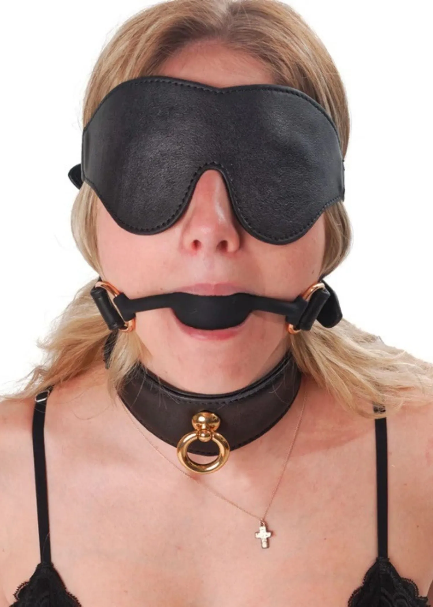 Dark Secret Leather Blindfold