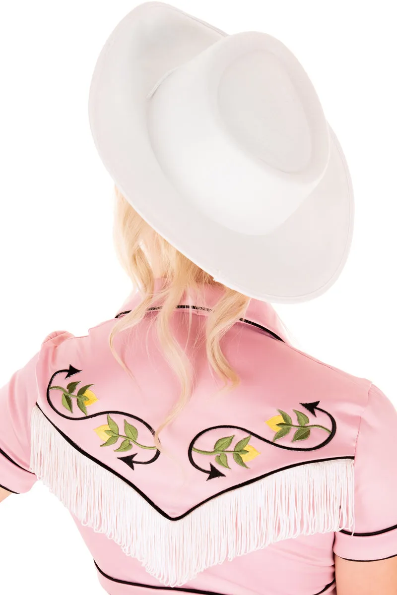 Desert Rose Cowgirl Hat
