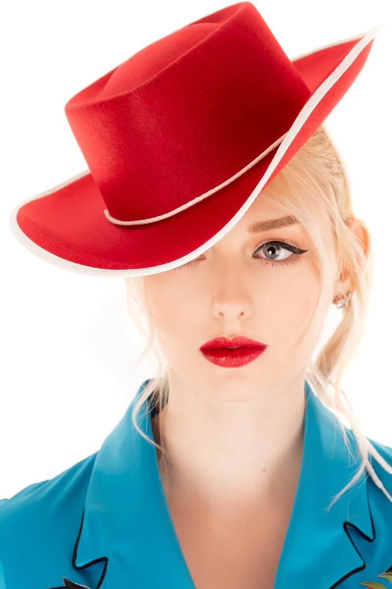Desert Rose Cowgirl Hat