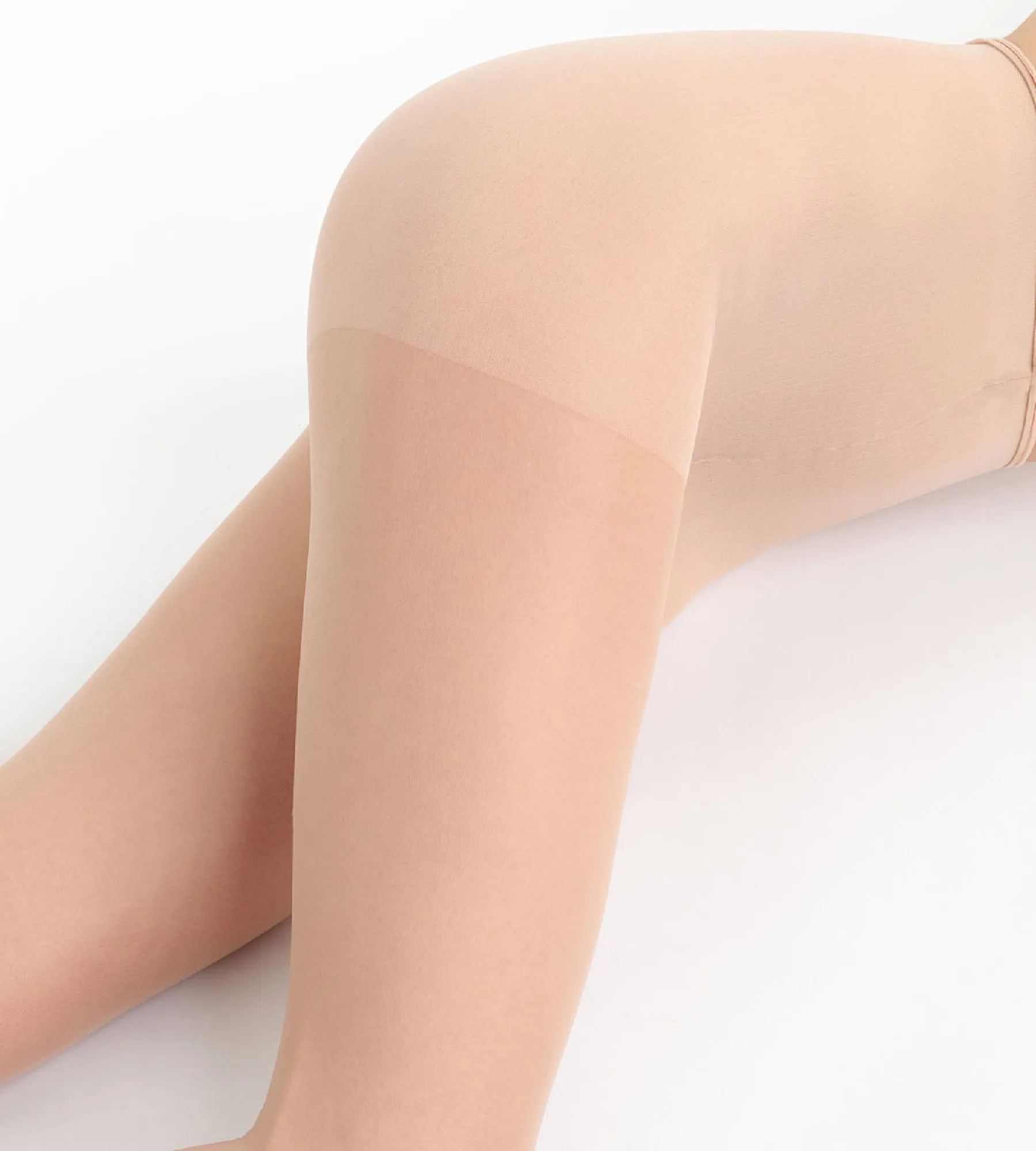 Dim Sublim Voile Nude Women's transparent nude 15D tights Ivory