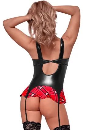 DISCIPLINE ME SCHOOL GIRL RED PLAID S/M (CHEAP THRILLS)