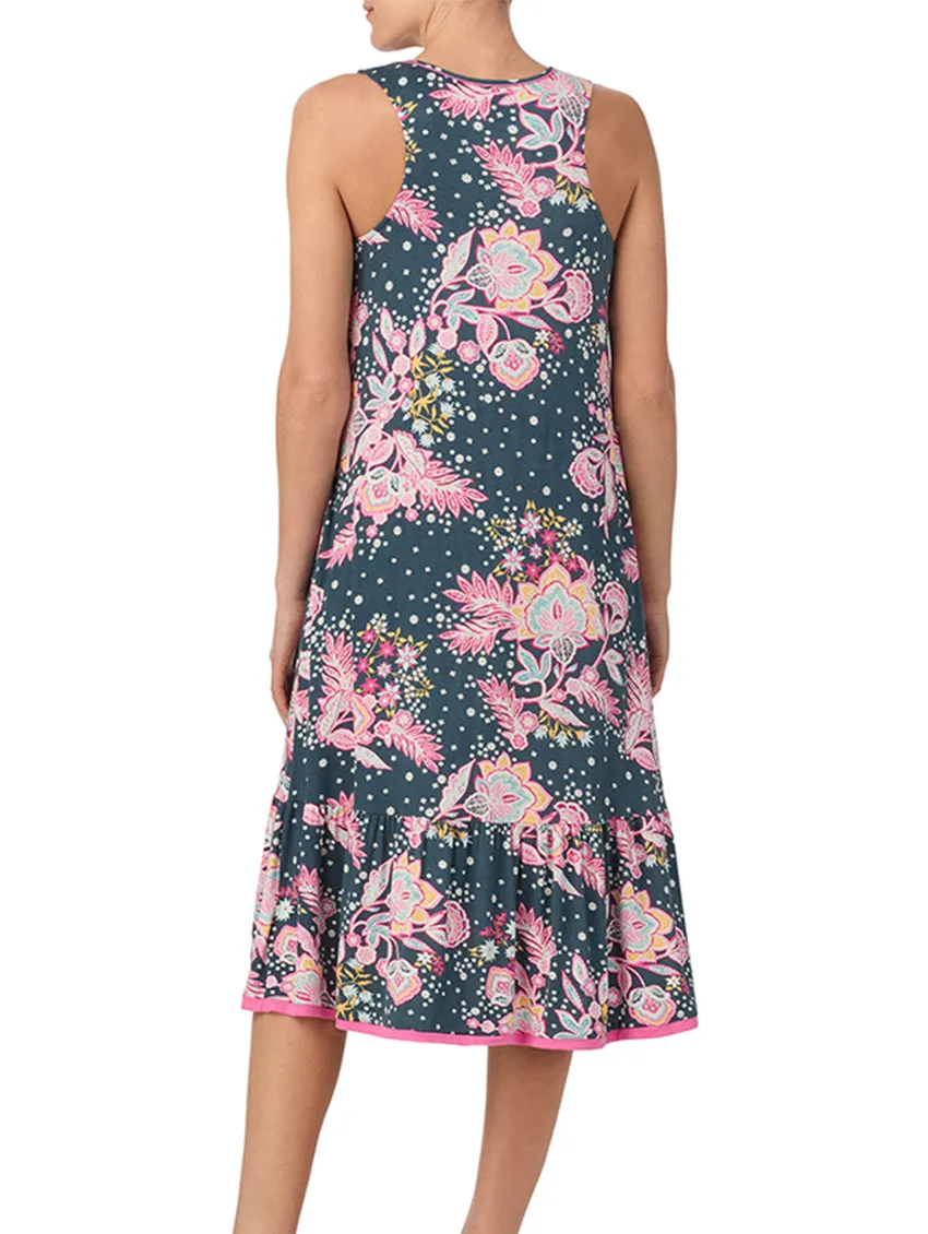 Ellen Tracy Sleeveless Midi Gown