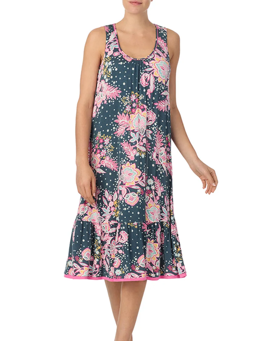 Ellen Tracy Sleeveless Midi Gown