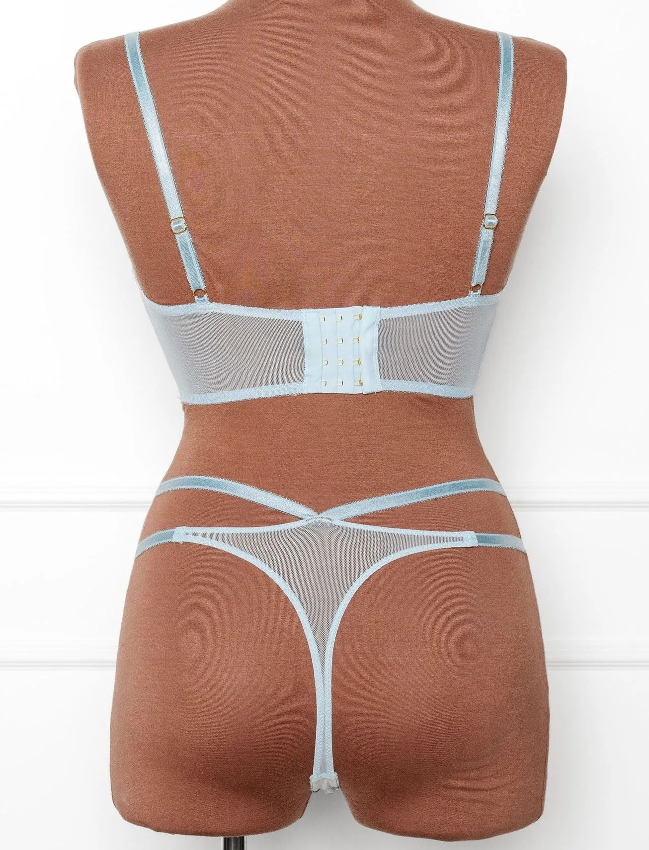 Embroidered Underwire Bustier