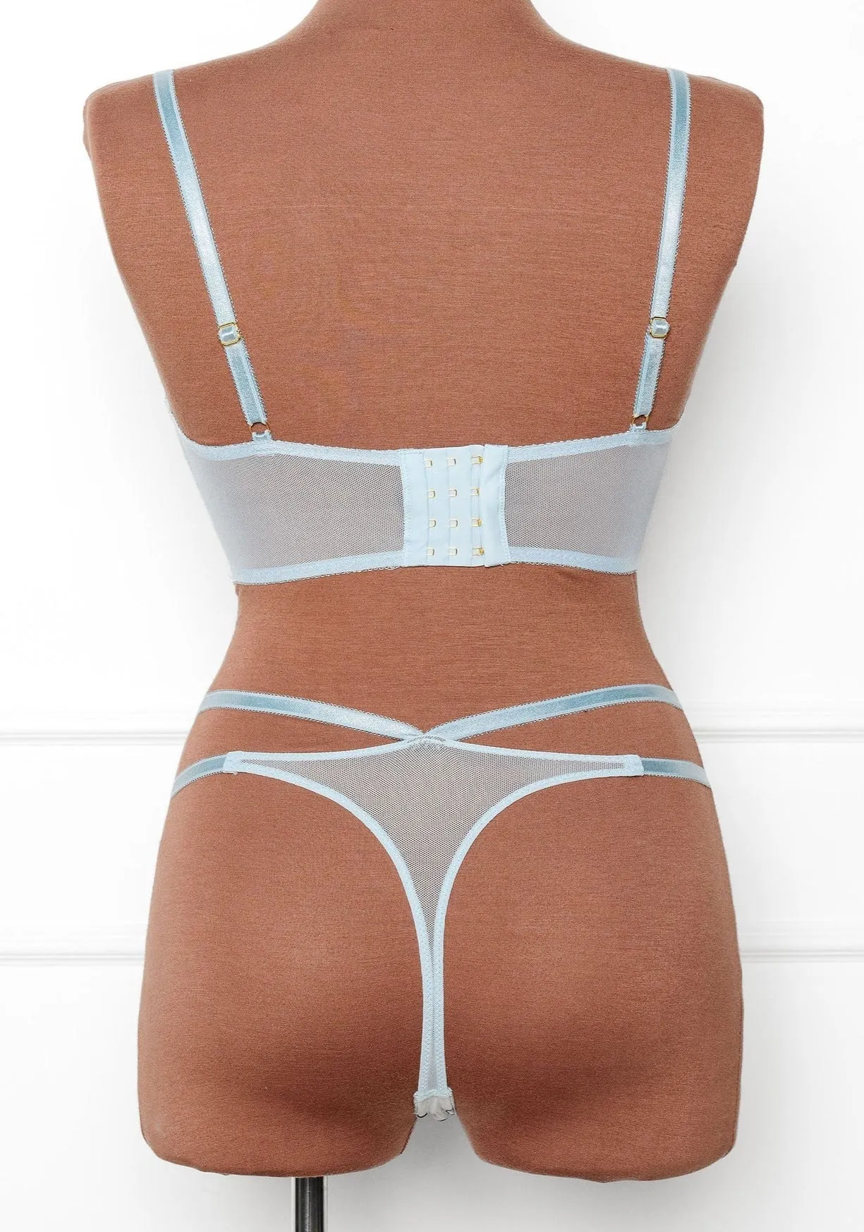 Embroidered Underwire Bustier