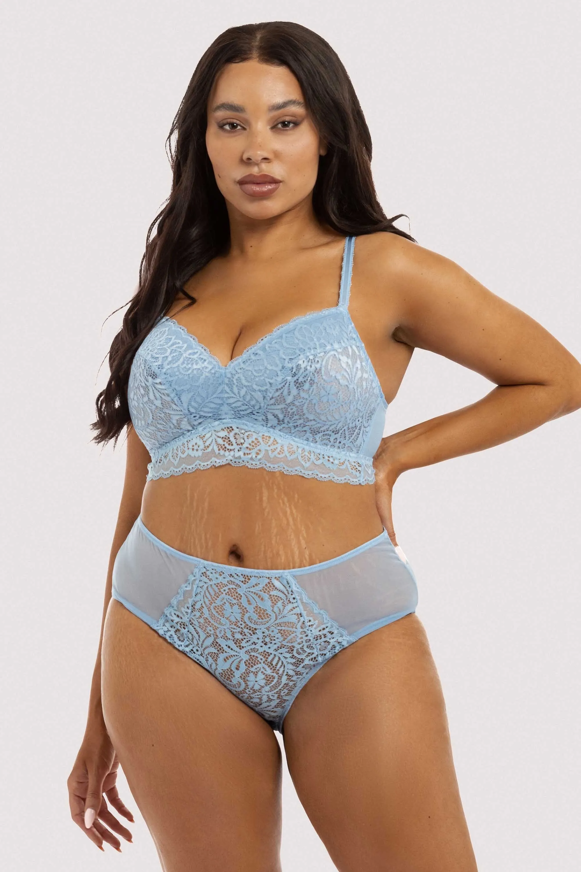 Emma Lavender High Waist Brief