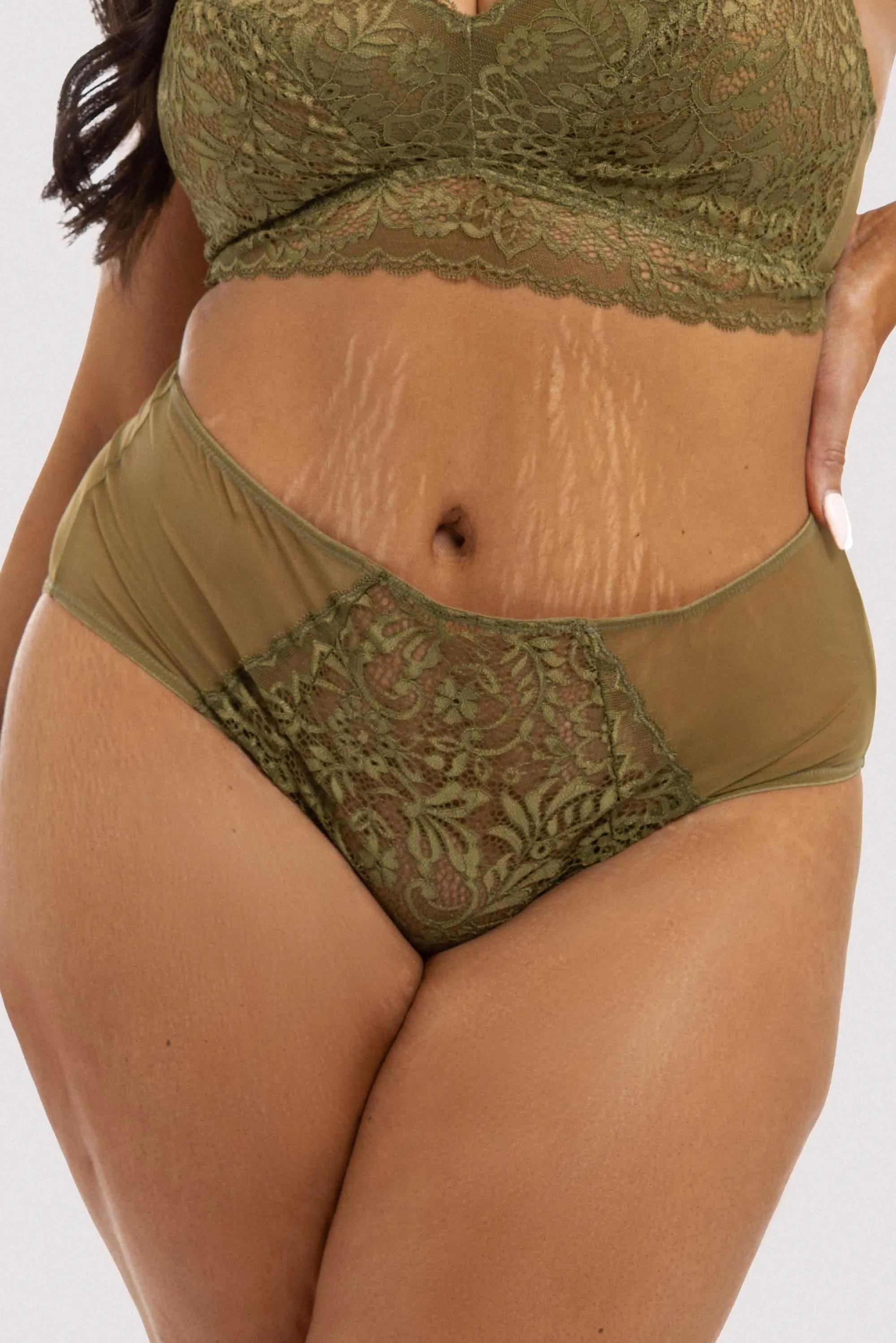 Emma Olive Highwaist Brief
