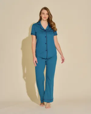 Ensemble Pyjama Haut  À Manches Courtes Et Pantalon