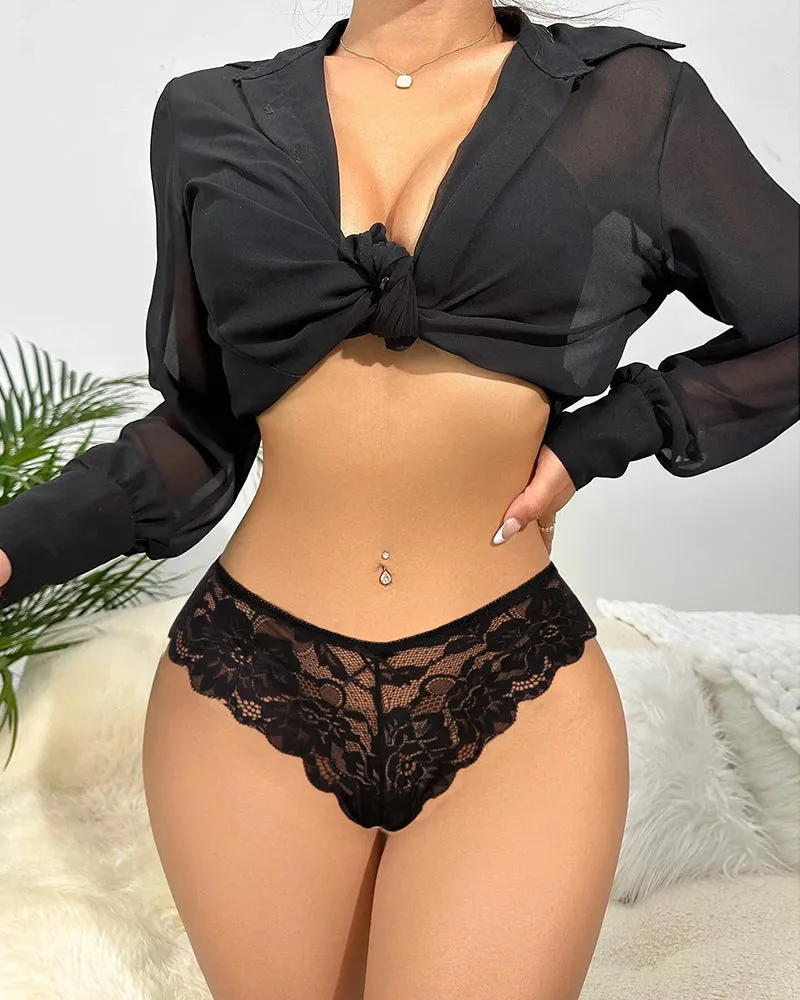 Floral Lace Panties