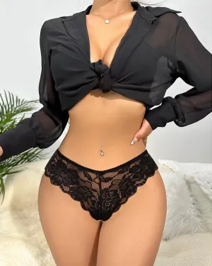 Floral Lace Panties