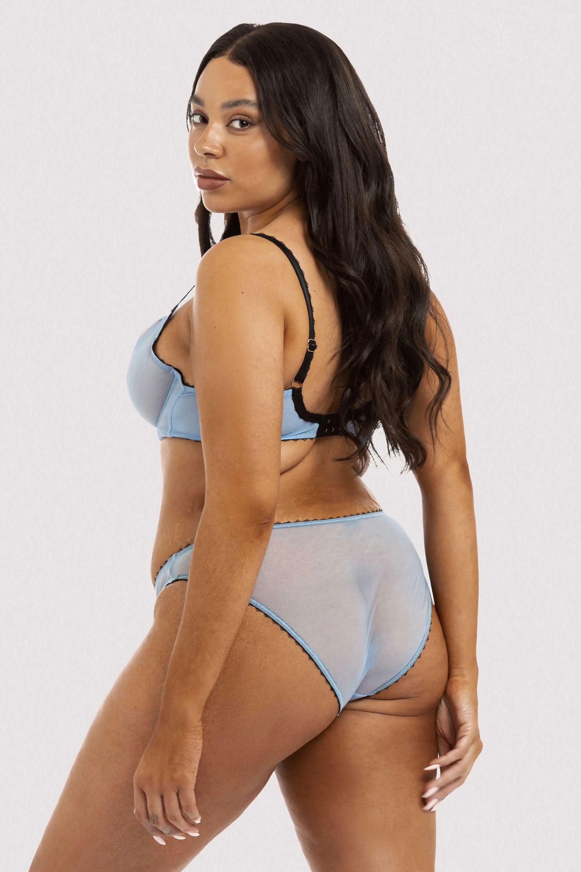 Grace Lavender Mesh Brief