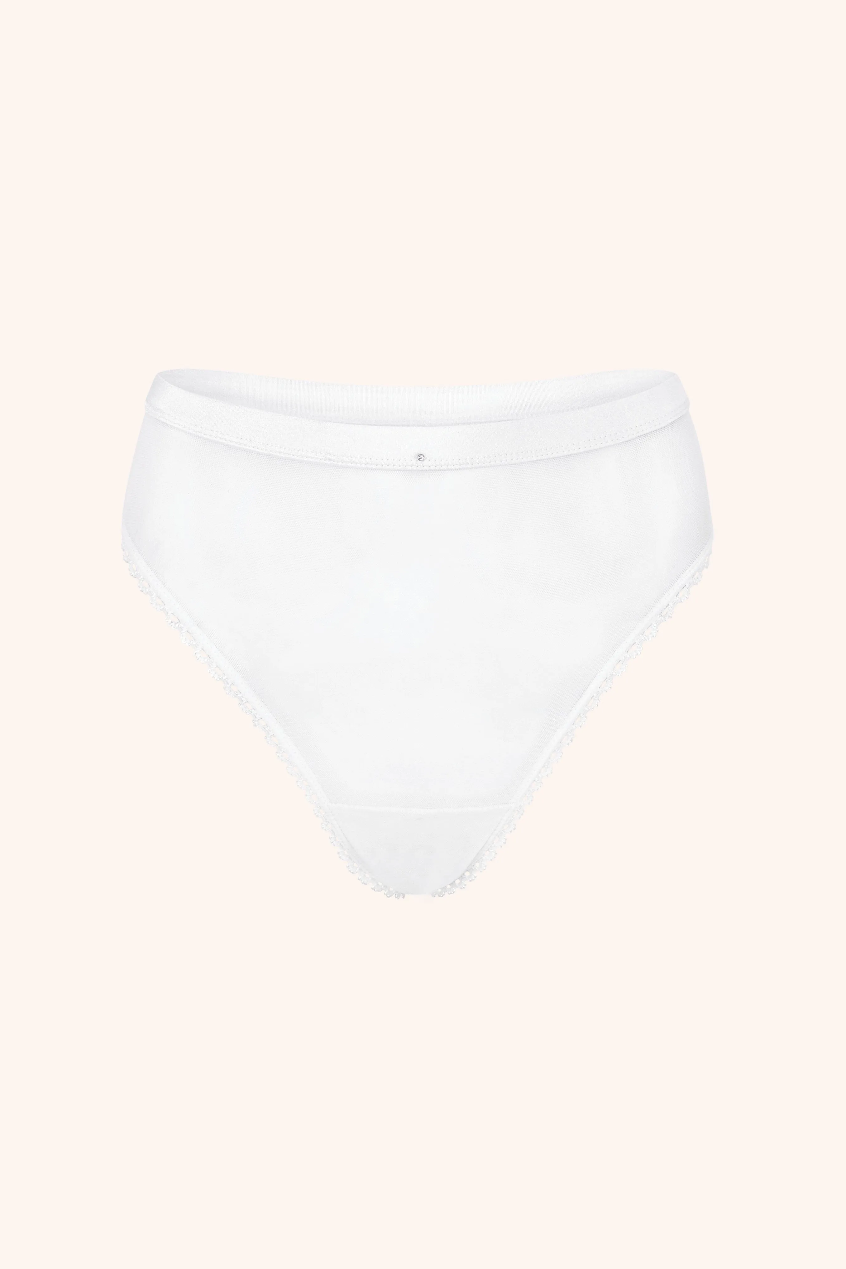 High Waist White