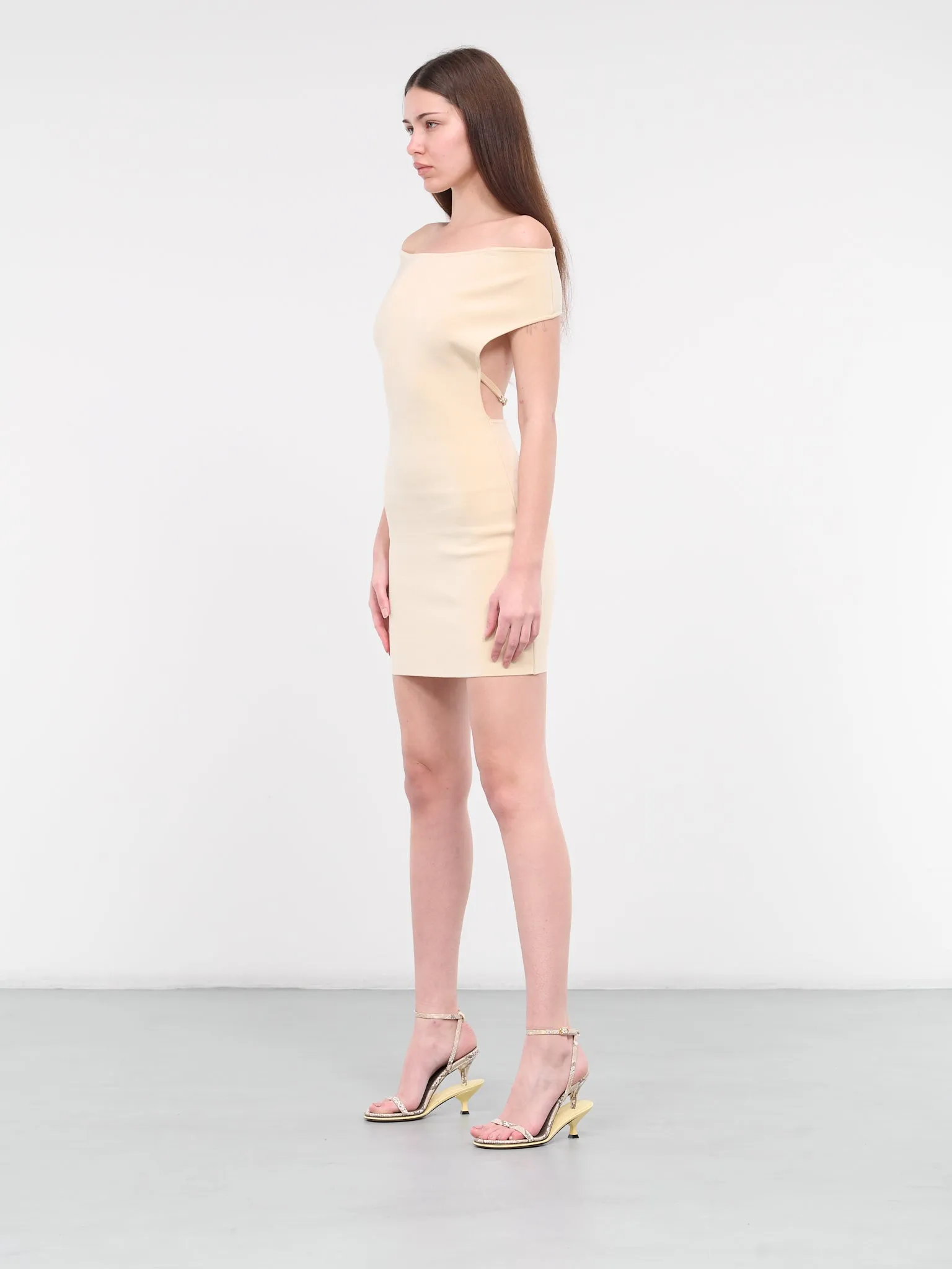 La Robe Cubista (241KN442-2378-LIGHT-YELLOW)