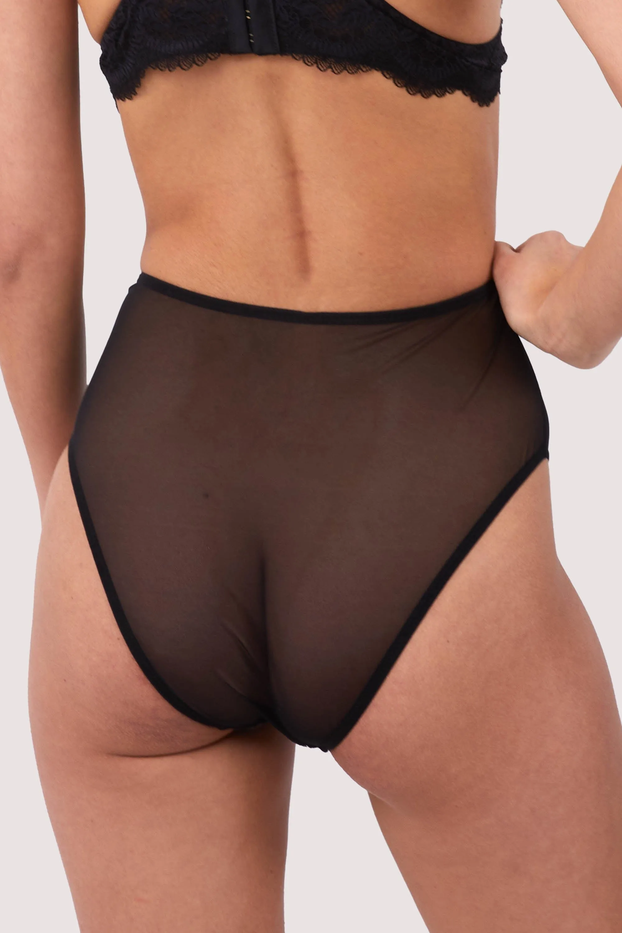 Laura Black High Waisted Brief