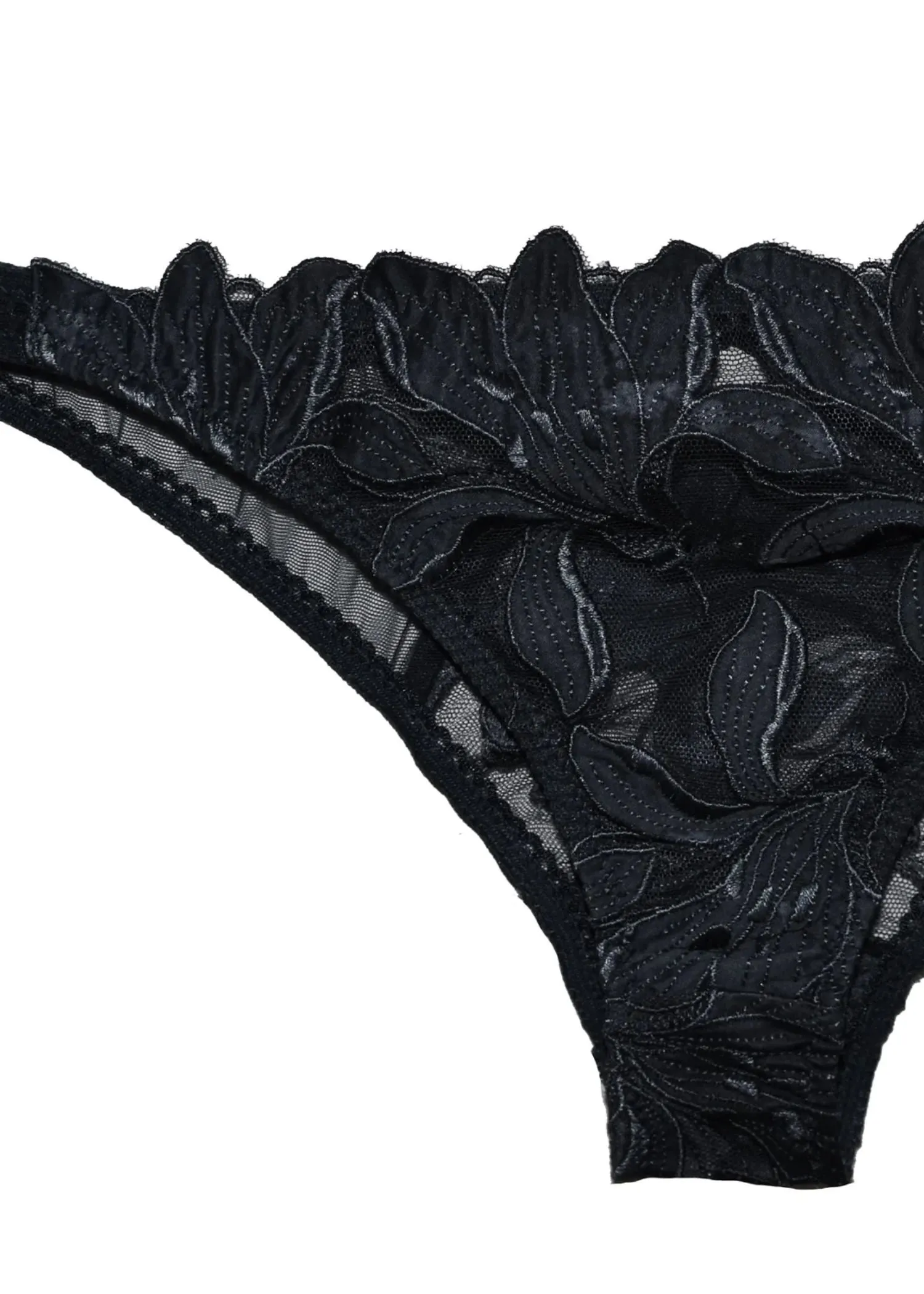 Lily Lace Cheeky (Black)