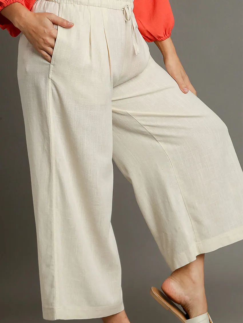 Linen Wide Leg Pants