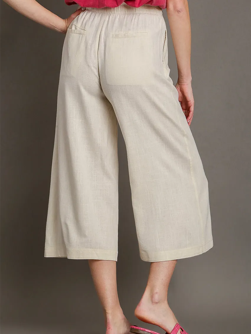 Linen Wide Leg Pants