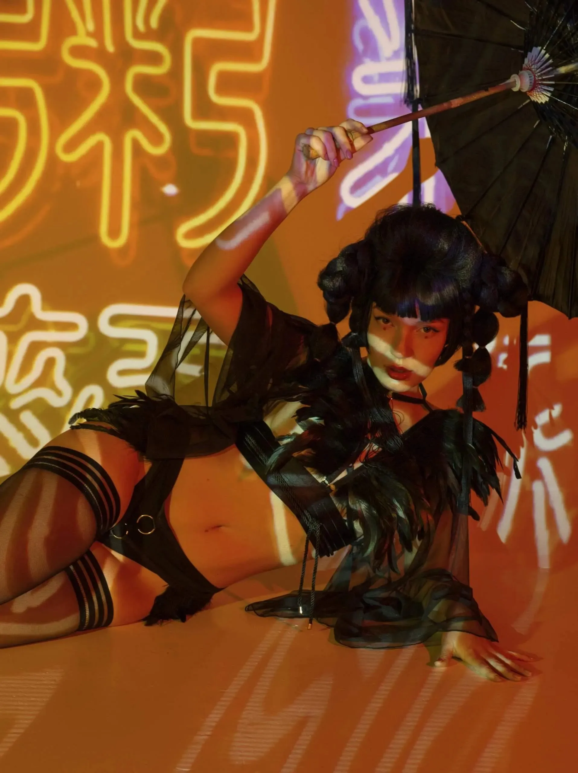 LINGERIE SET WITH HARNESSES MISTRESS