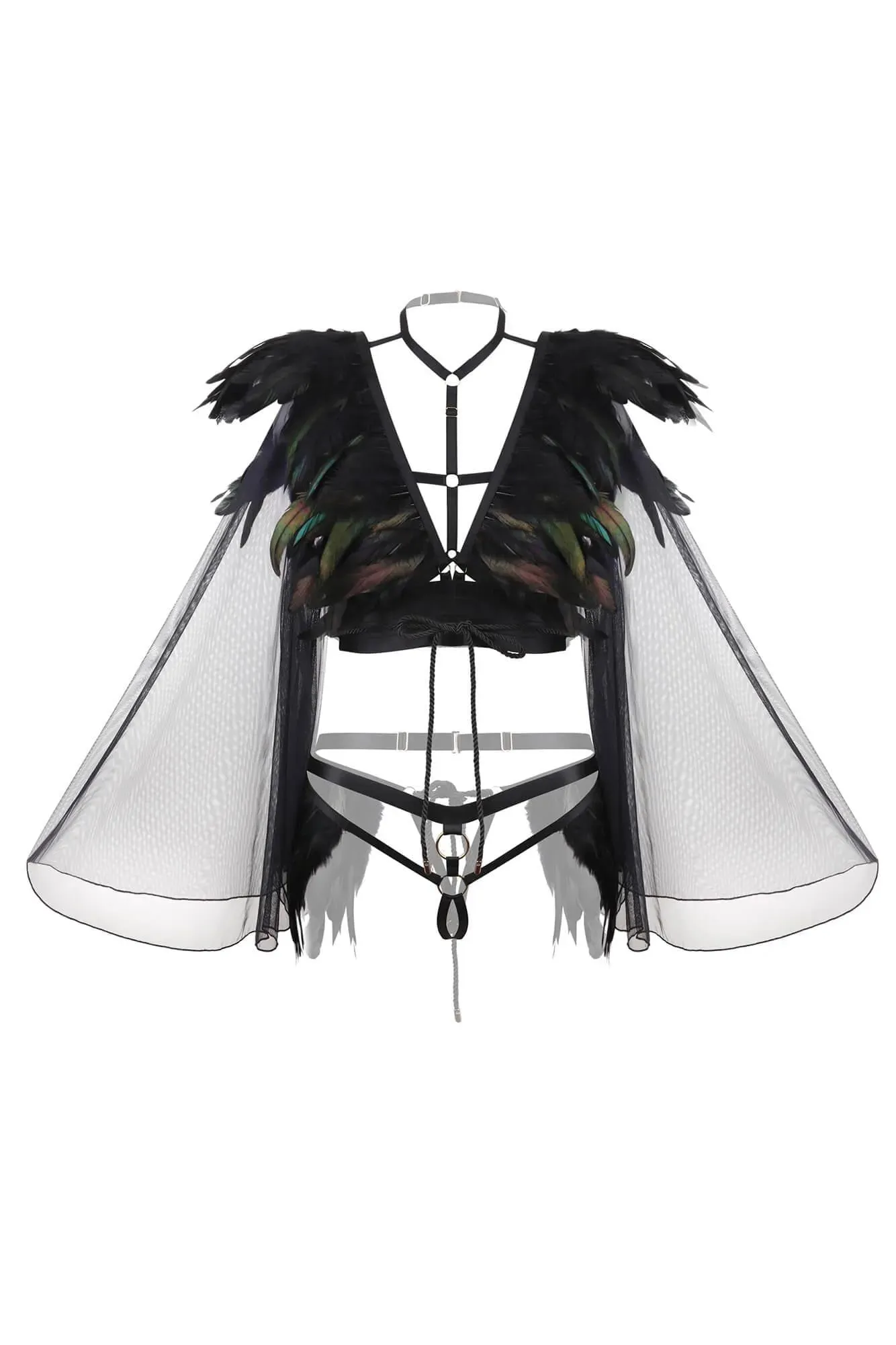 LINGERIE SET WITH HARNESSES MISTRESS