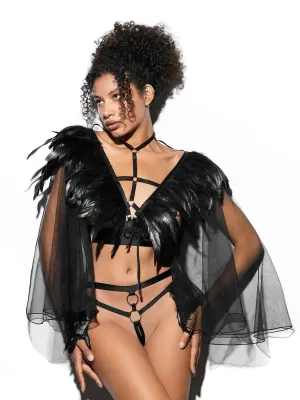 LINGERIE SET WITH HARNESSES MISTRESS