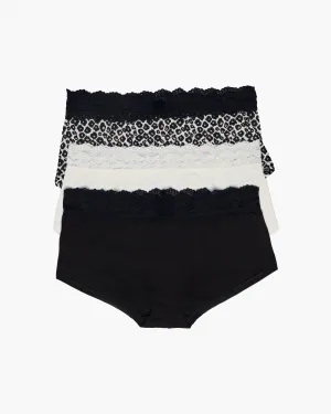Love Plus Size Boyshort 3 Pack