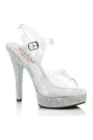MAJESTY-508DM Sandal | Clear Vinyl