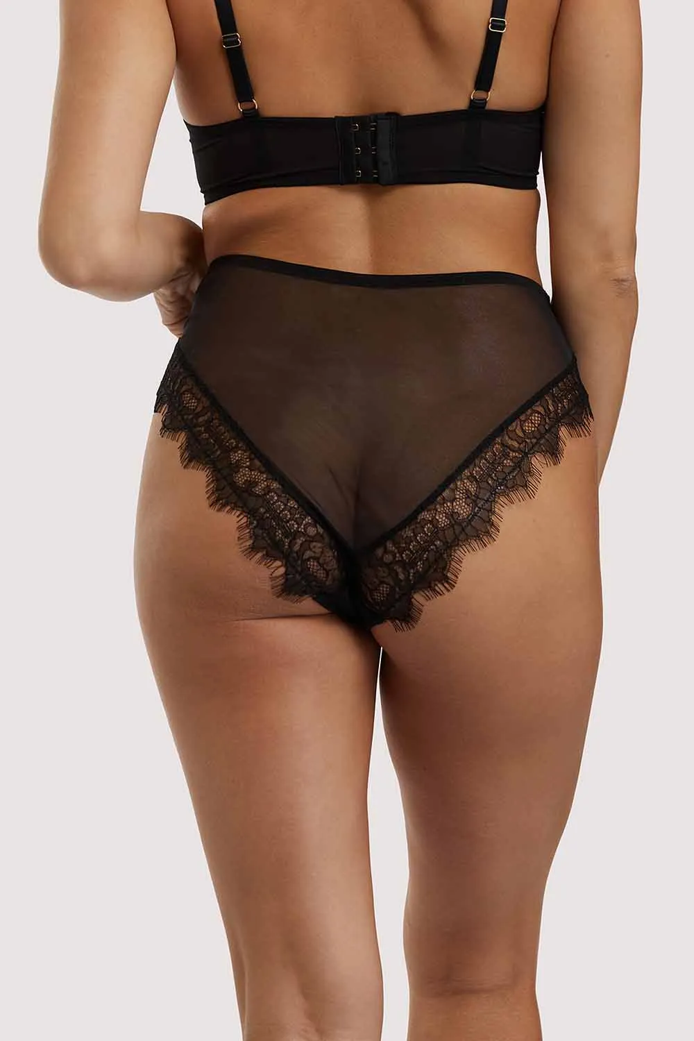 Melina Black Highwaist Brief