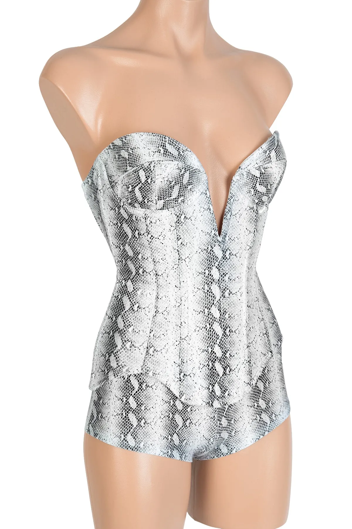 Naked Carousel Deep V Stretch Corset