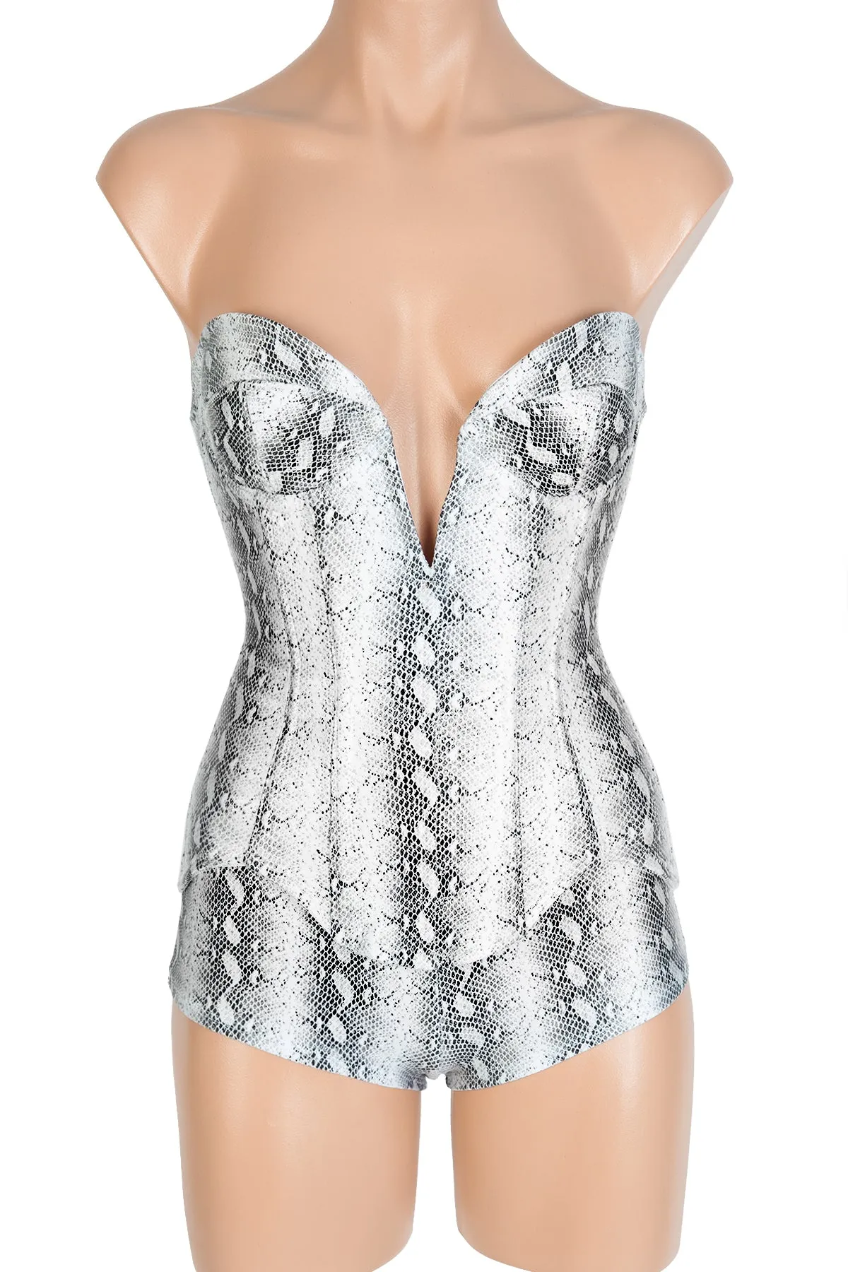 Naked Carousel Deep V Stretch Corset