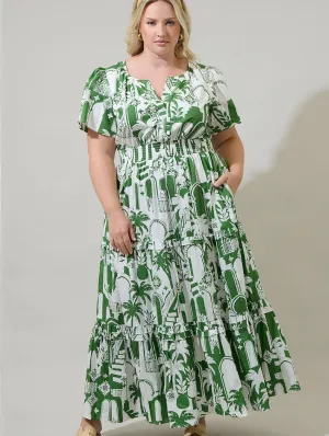 Nala City Palmer Poplin Maxi Dress