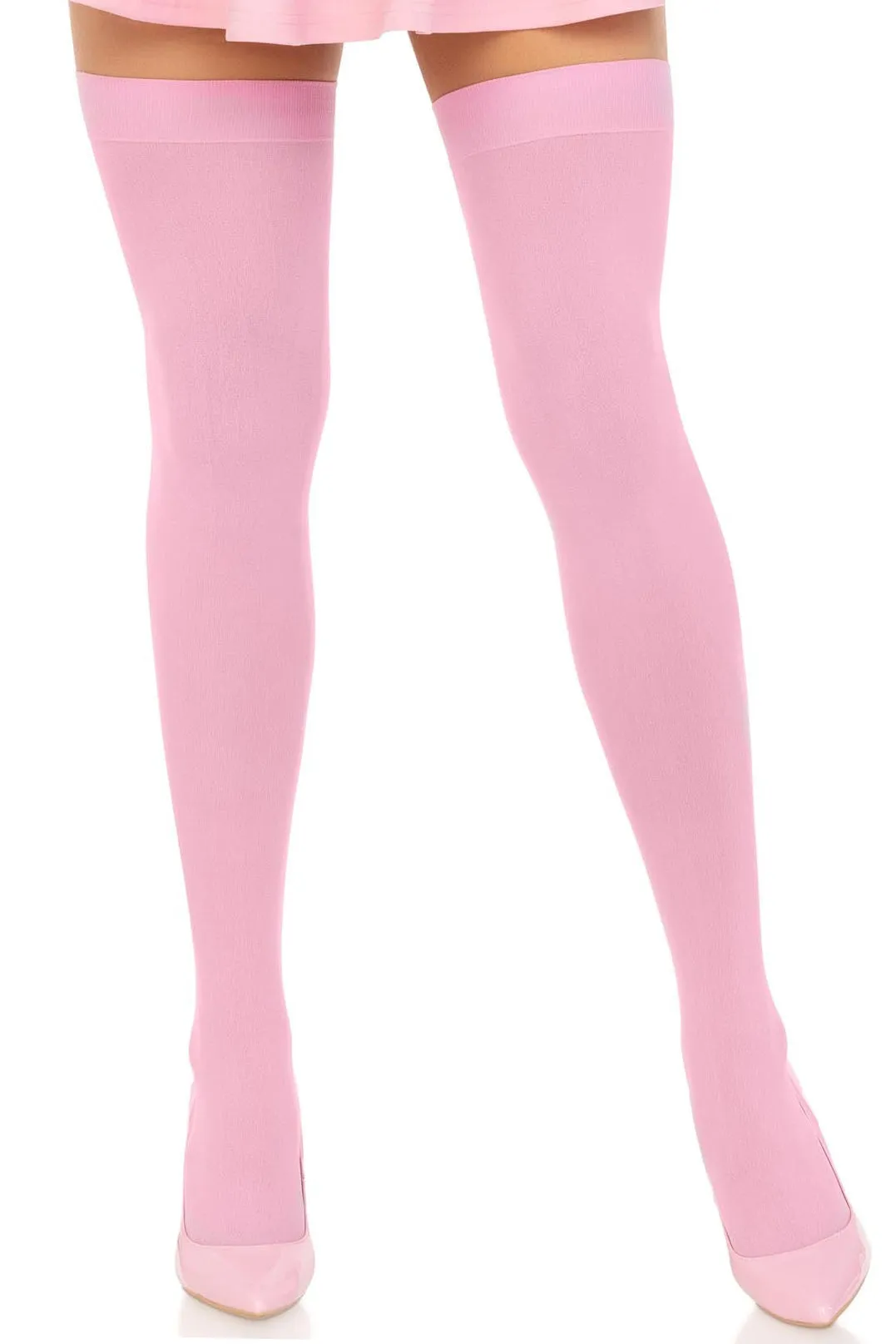 Opaque Thigh Highs