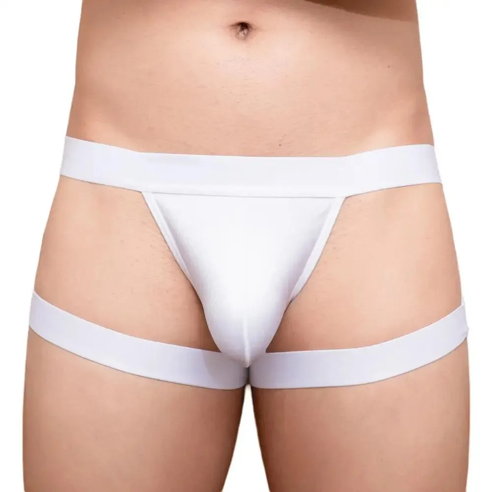 #PB Men's Briefs Thongs Leg Ring Straps Underwear