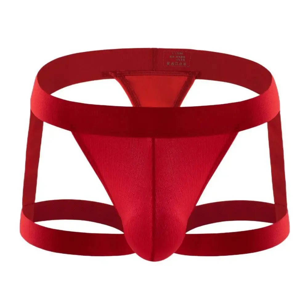 #PB Men's Briefs Thongs Leg Ring Straps Underwear