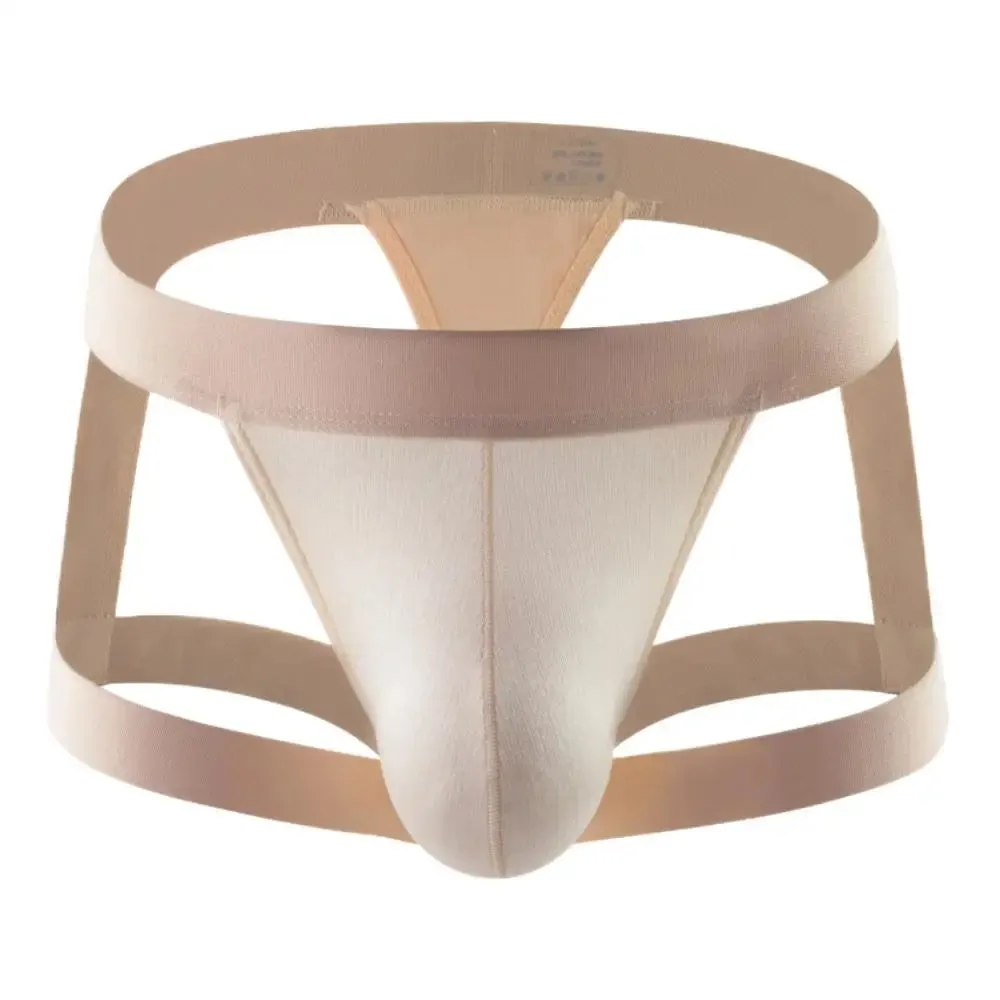 #PB Men's Briefs Thongs Leg Ring Straps Underwear