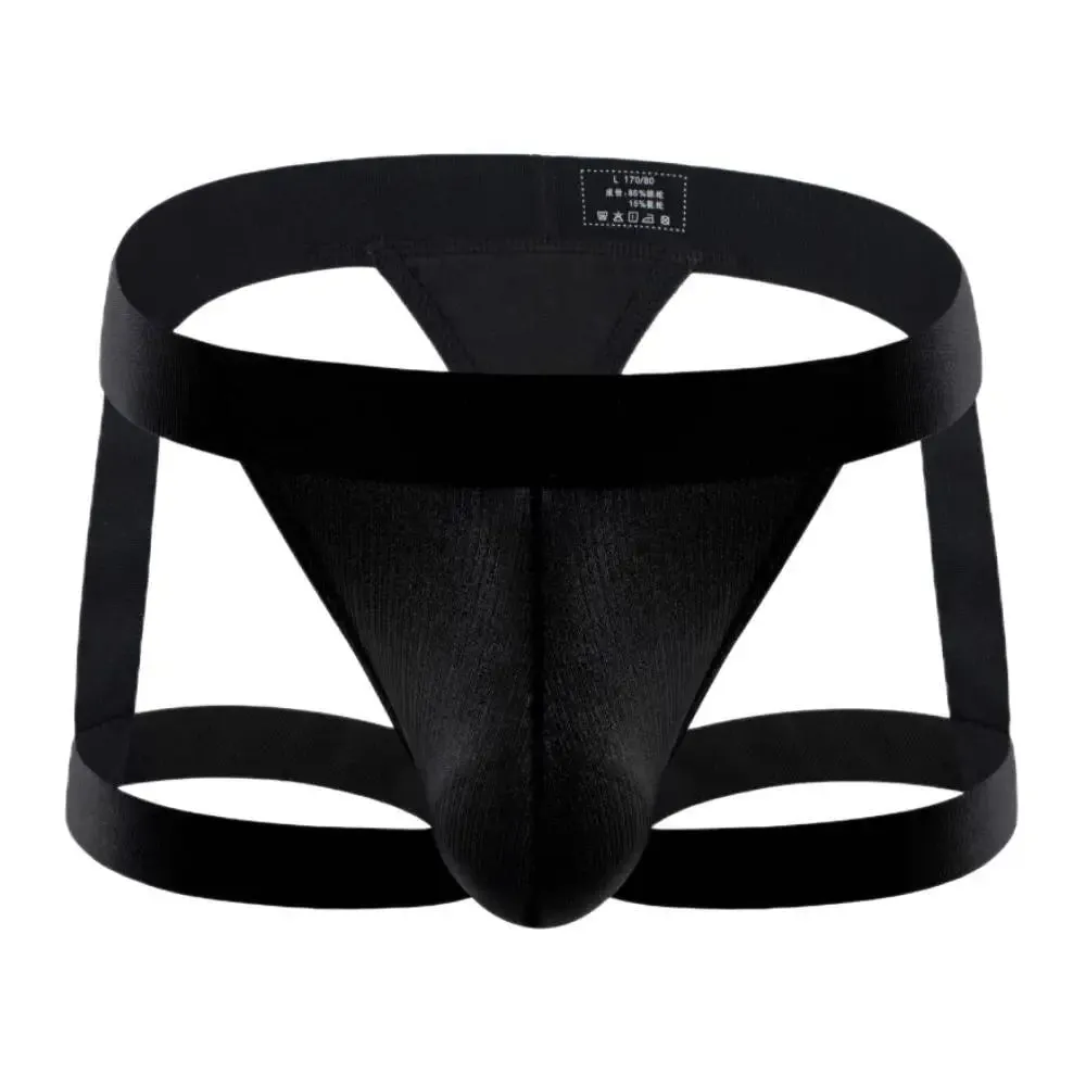 #PB Men's Briefs Thongs Leg Ring Straps Underwear
