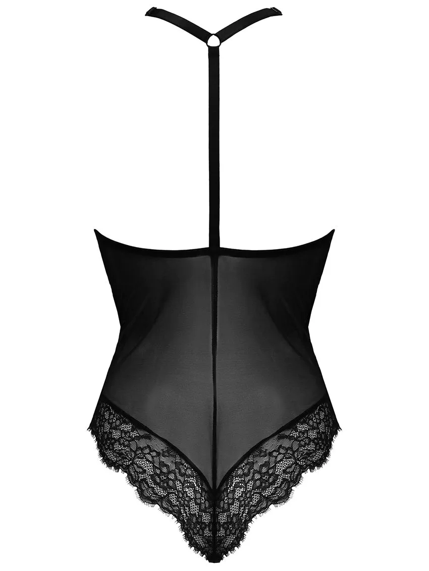 Pour Moi Dark Romance Thong Bodysuit