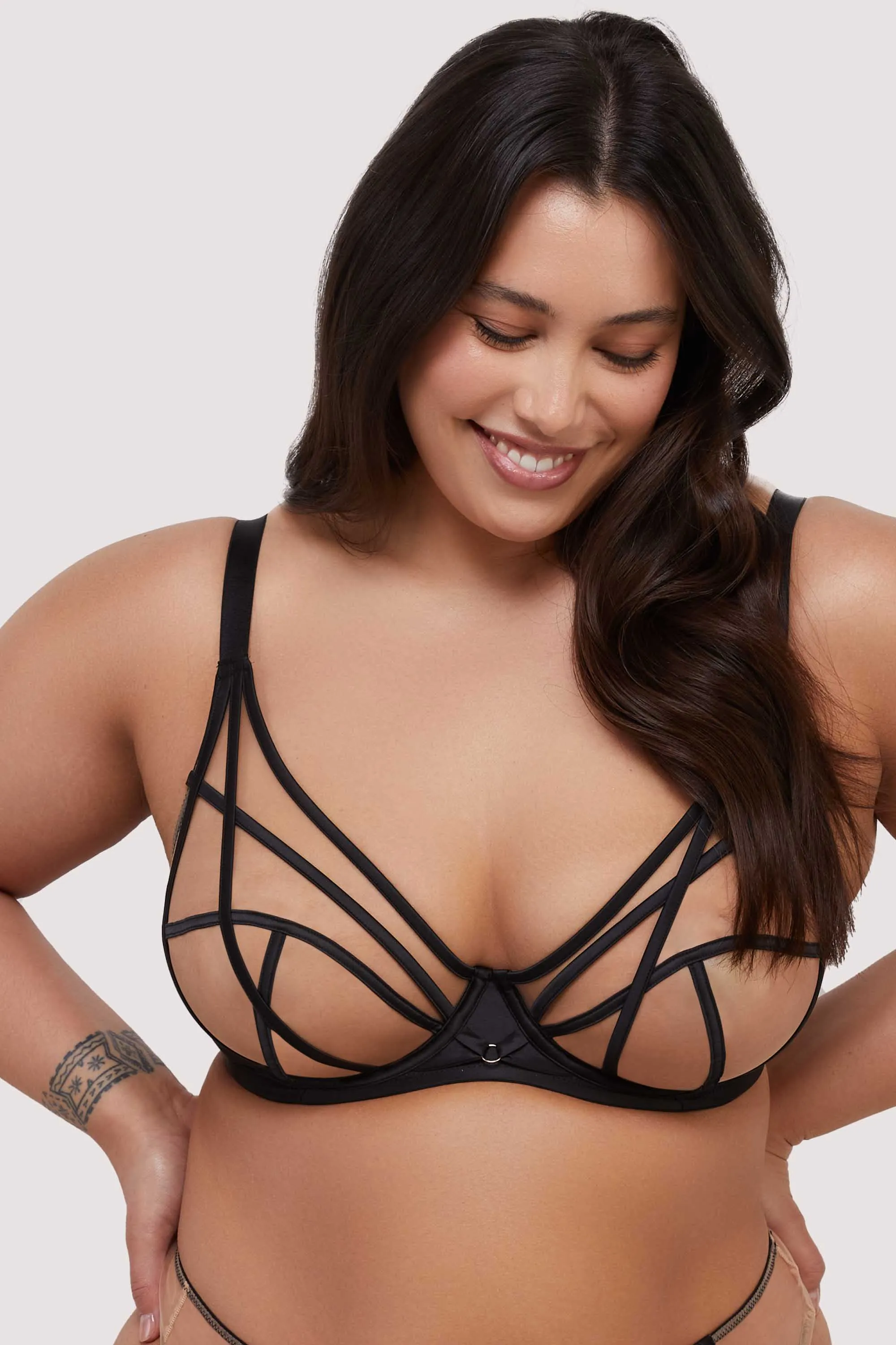 Ramona Black Mesh Set