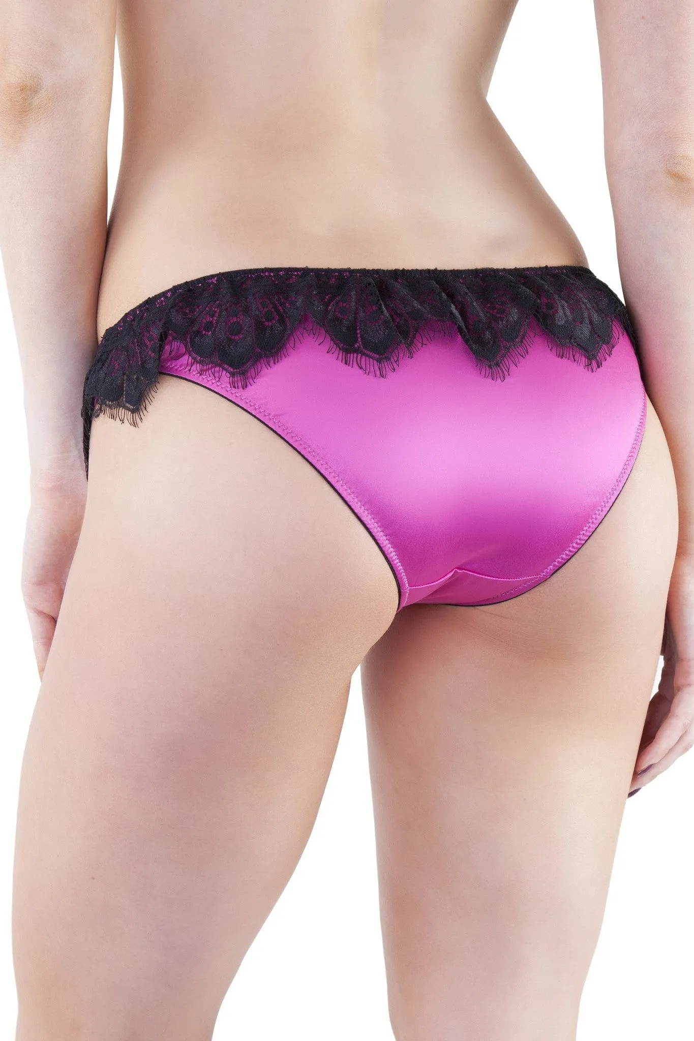 Rosie Black/Fuchsia Brief
